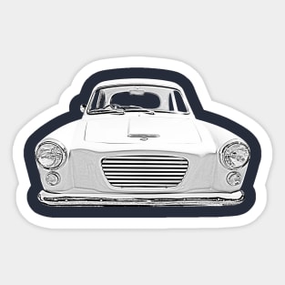 Gilbern GT 1960s classic car monochrome Sticker